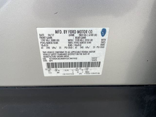 Certified 2017 Ford Explorer XLT AWD/4WD image 32