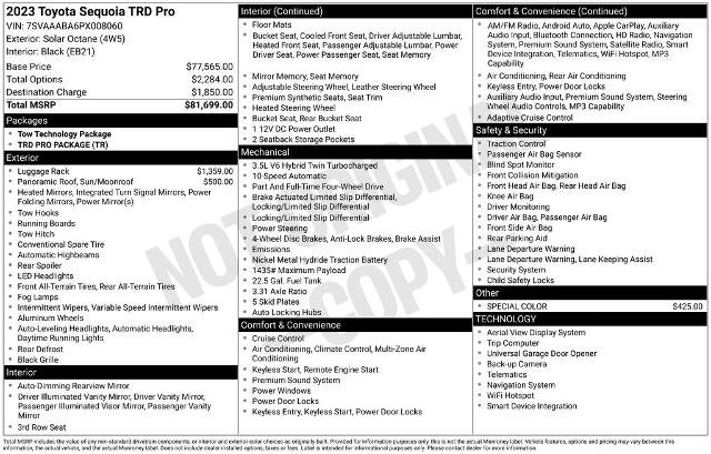 Used 2023 Toyota Sequoia TRD Pro image 14