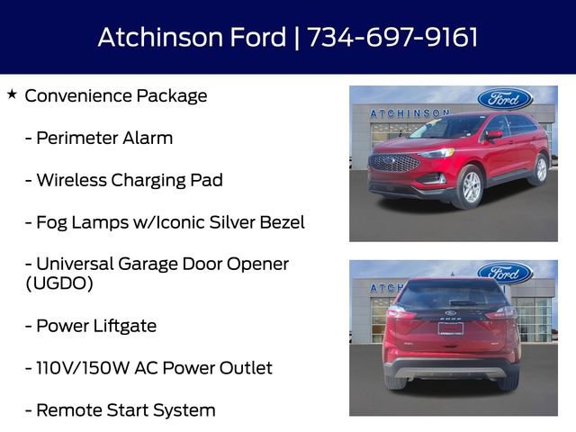 Certified 2024 Ford Edge SEL w/ Convenience Package image 13