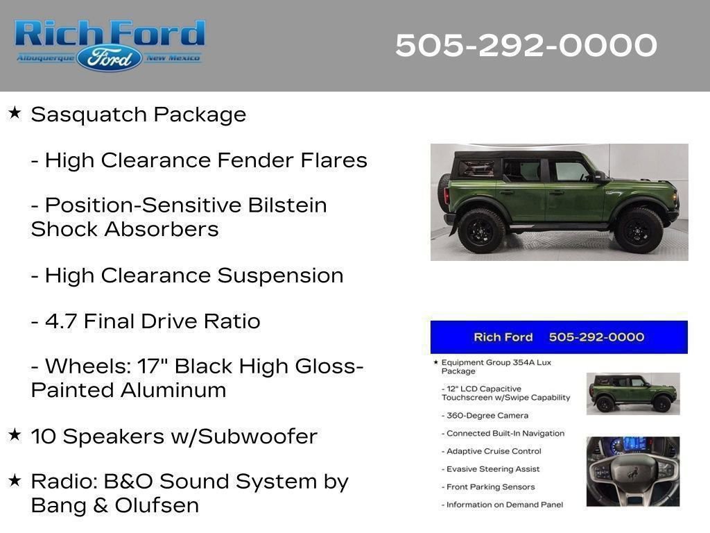 Certified 2023 Ford Bronco Wildtrak AWD/4WD image 89