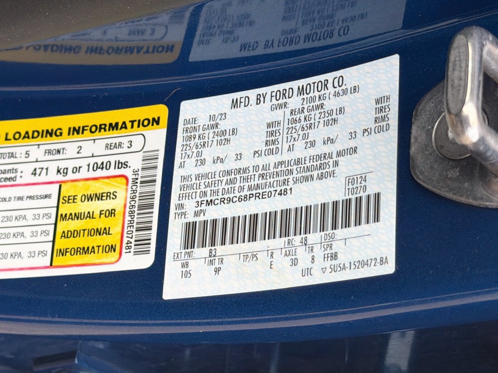 Certified 2023 Ford Bronco Sport Outer Banks AWD/4WD image 32
