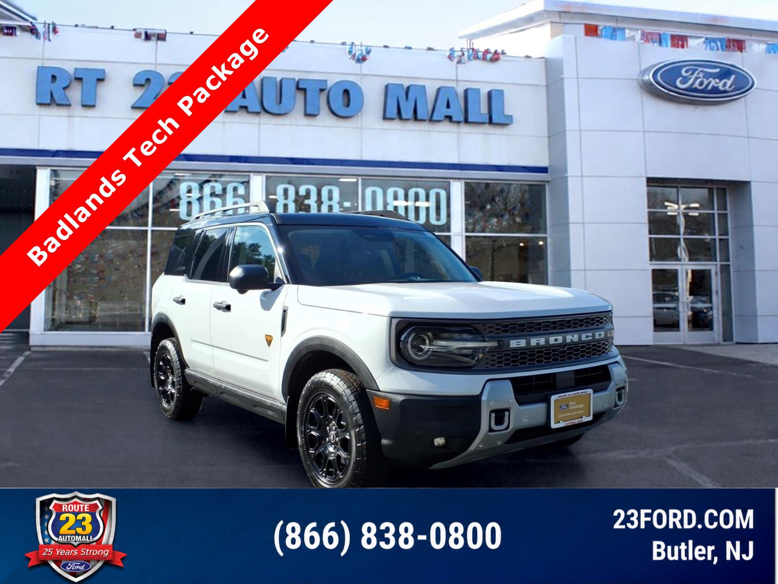 Certified 2025 Ford Bronco Sport Badlands w/ Badlands Tech Package