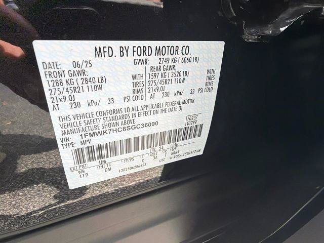 Certified 2025 Ford Explorer Platinum w/ Ultimate Package RWD image 14
