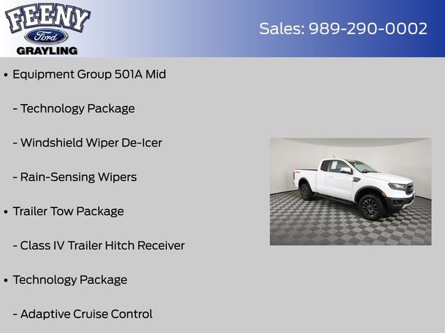 Certified 2020 Ford Ranger Lariat w/ Equipment Group 501A Mid image 8