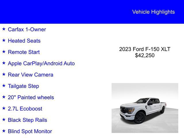 Certified 2023 Ford F150 XLT w/ Equipment Group 302A High AWD/4WD image 6