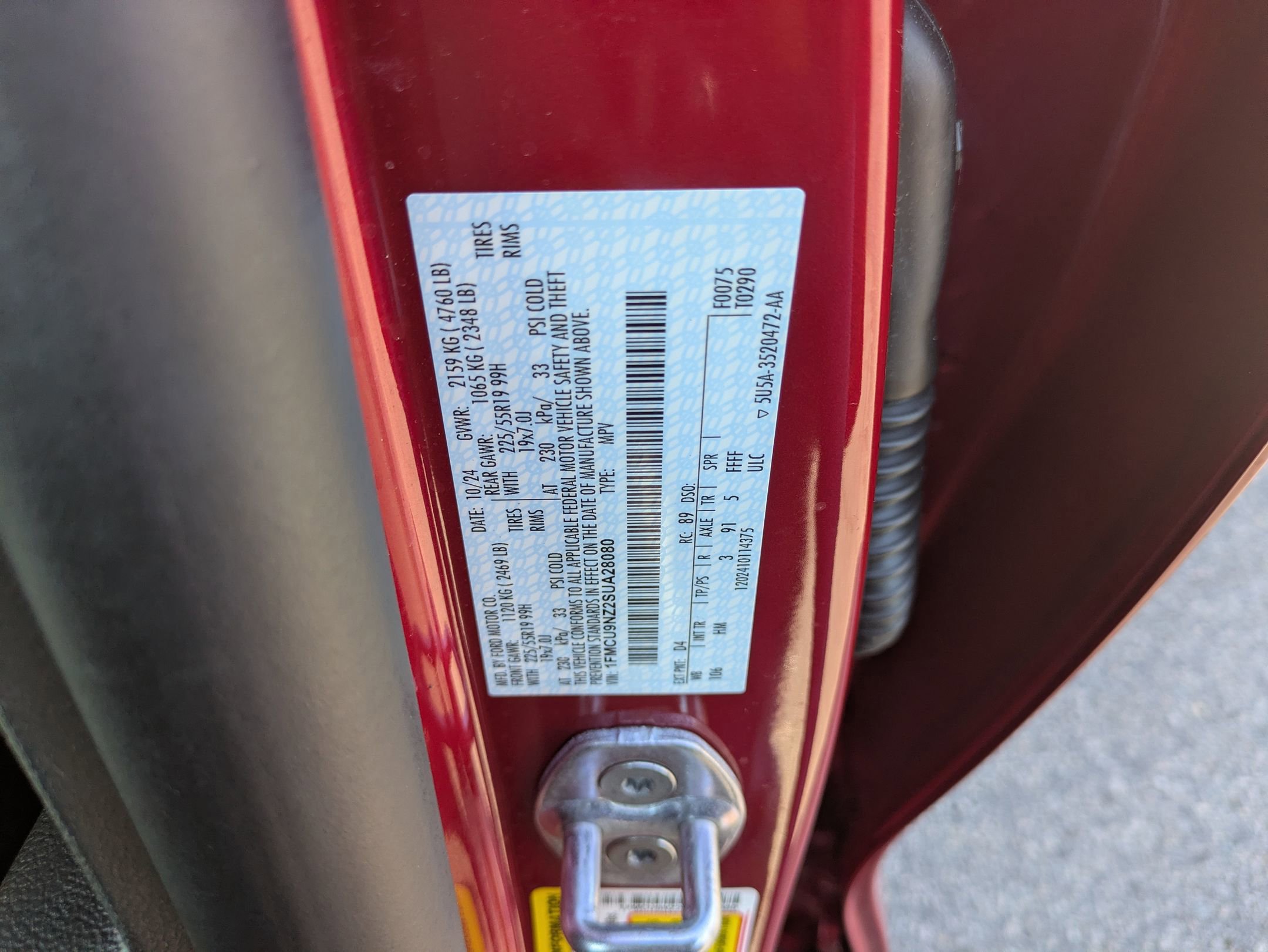 Certified 2025 Ford Escape ST-Line Elite image 34