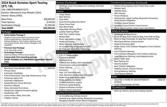 Used 2024 Buick Envision Sport Touring image 11