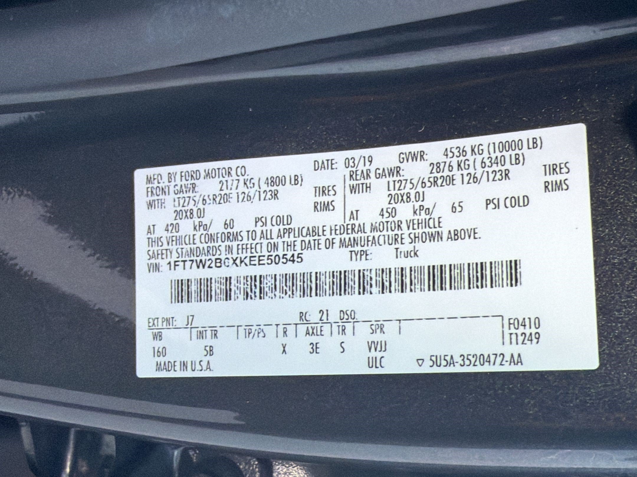 Certified 2019 Ford F250 Lariat w/ Lariat Ultimate Package AWD/4WD image 26