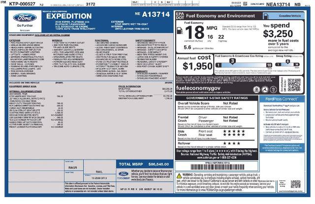 Certified 2022 Ford Expedition Platinum AWD/4WD image 9