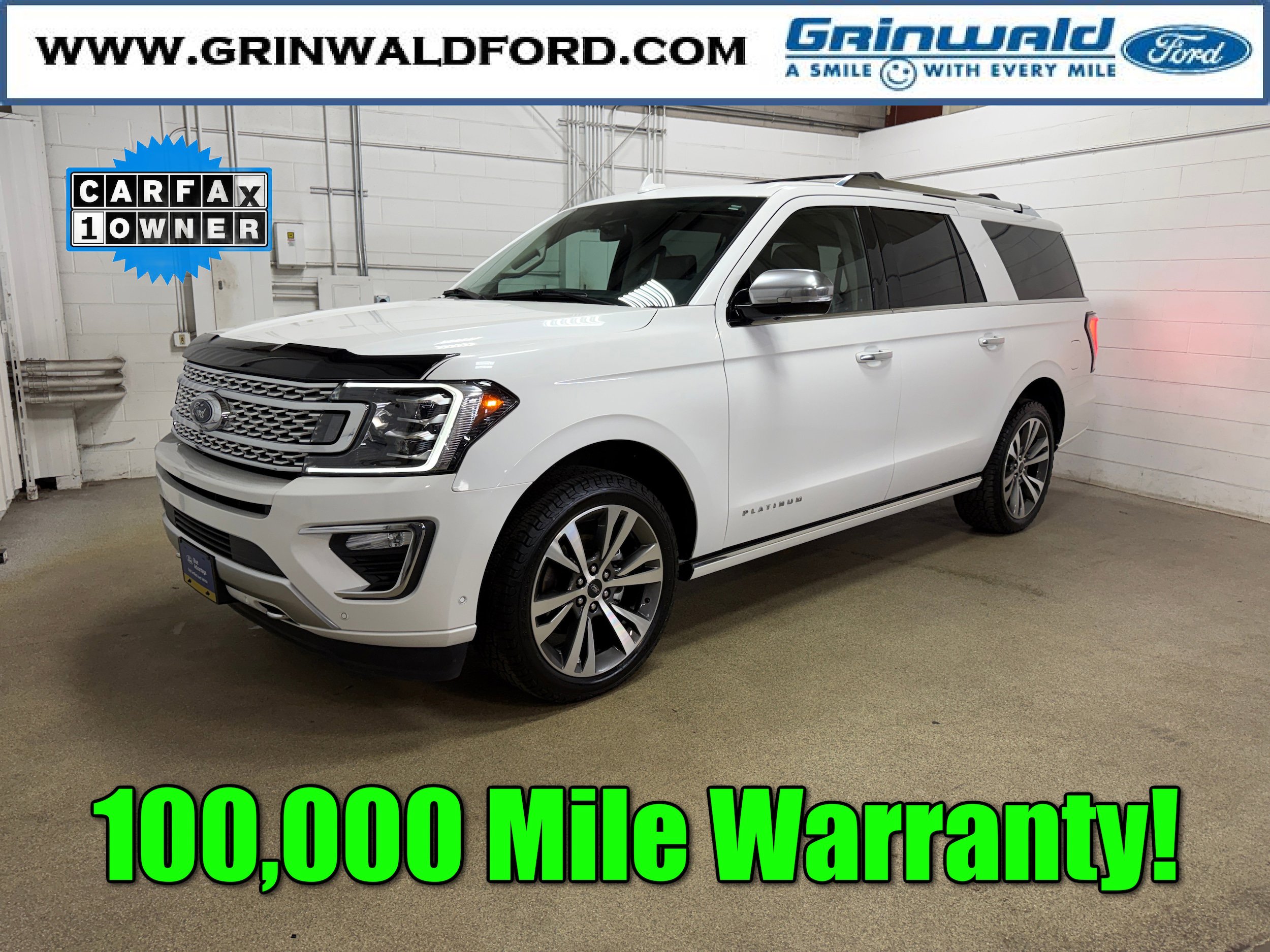 Certified 2021 Ford Expedition Max Platinum AWD/4WD image 1