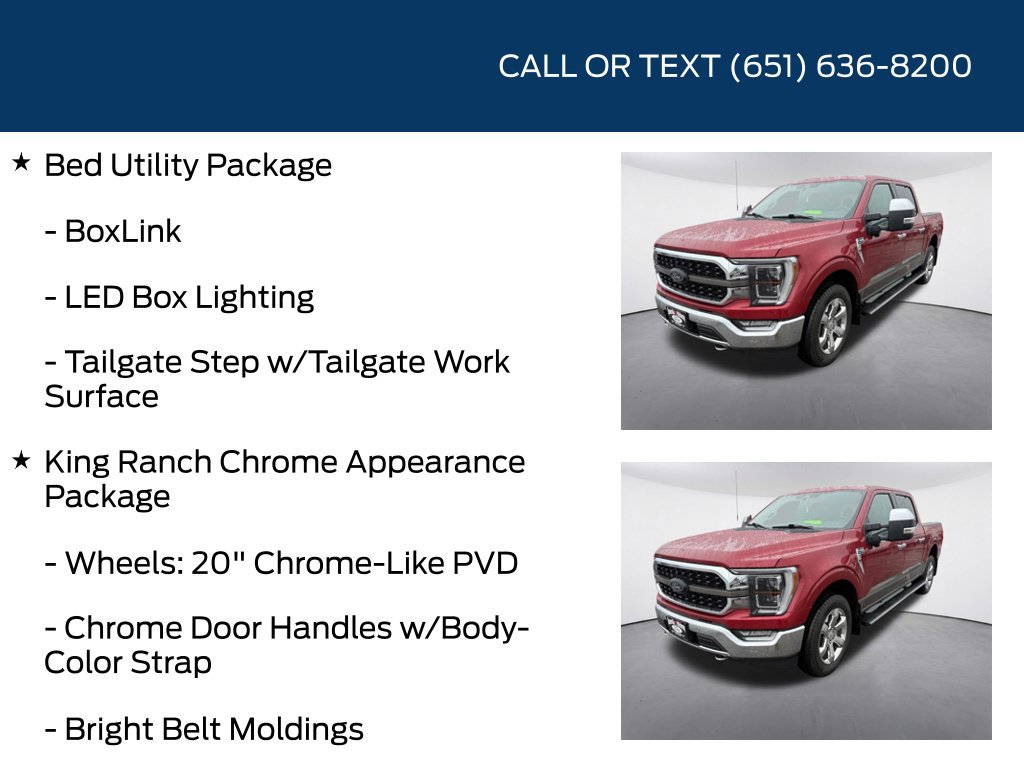 Certified 2023 Ford F150 King Ranch w/ Equipment Group 601A High AWD/4WD image 11