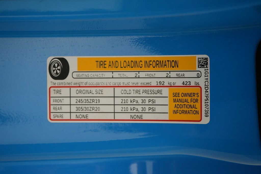 Used 2023 Chevrolet Corvette Stingray Premium Cpe w/ Z51 Performance Package image 45