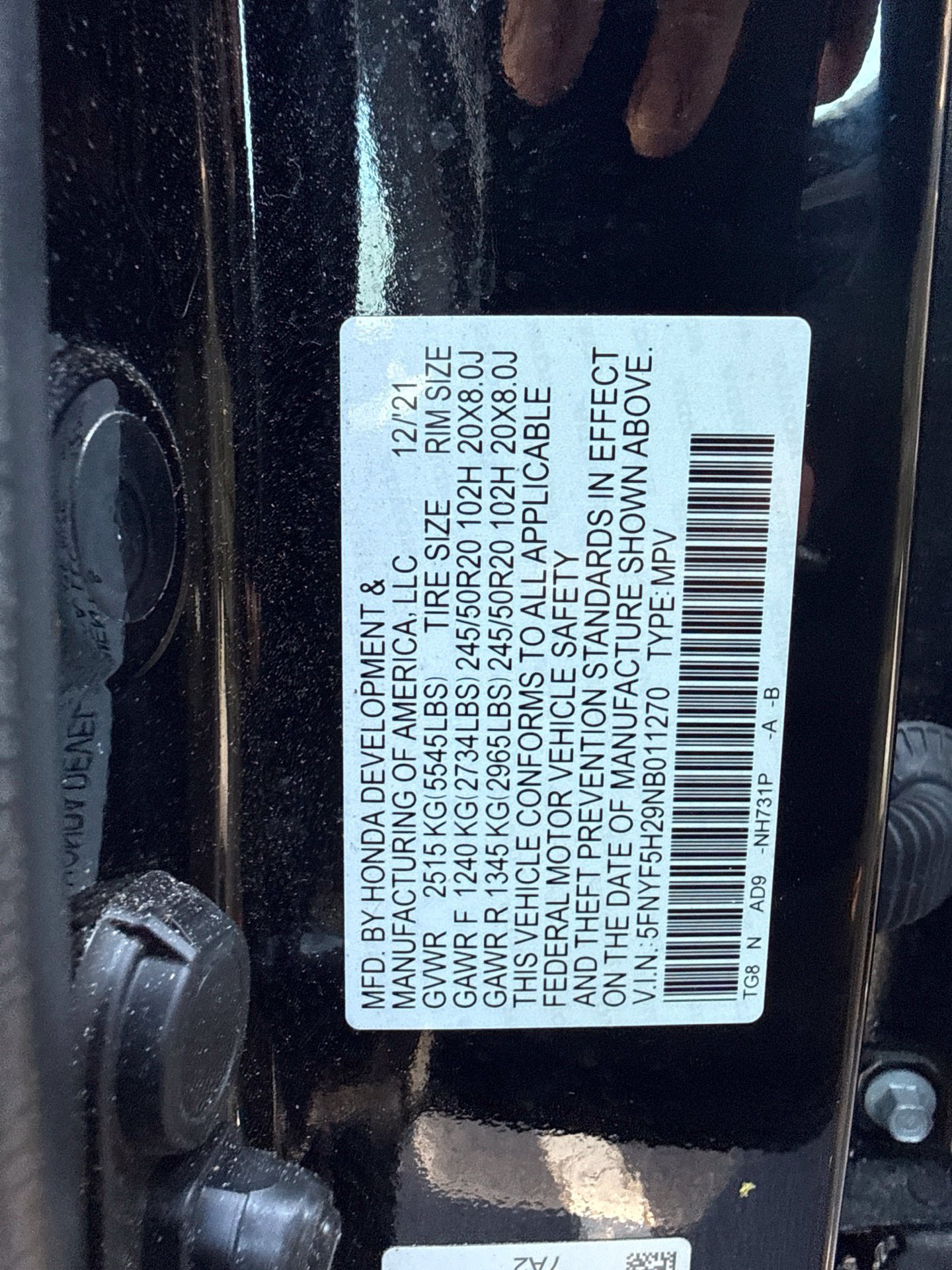 Used 2022 Honda Pilot Special Edition image 12