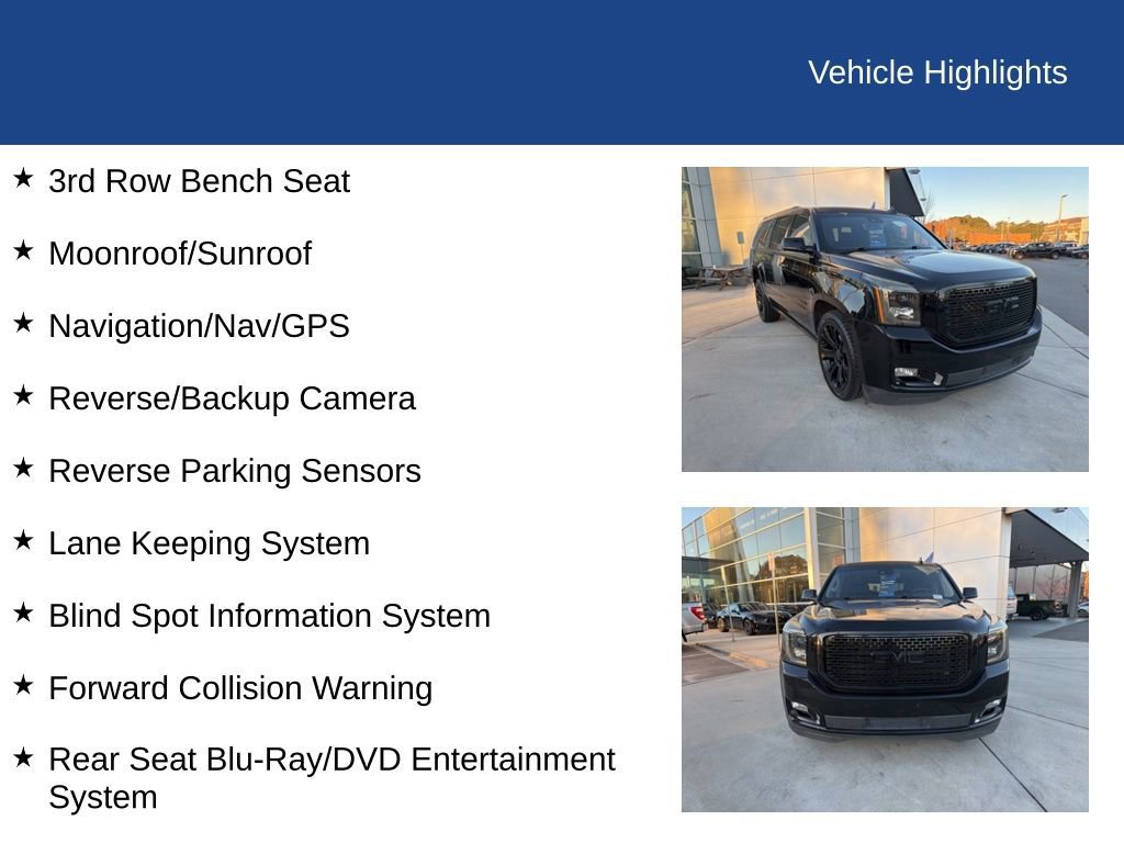 Used 2017 GMC Yukon XL Denali w/ Open Road Package image 37