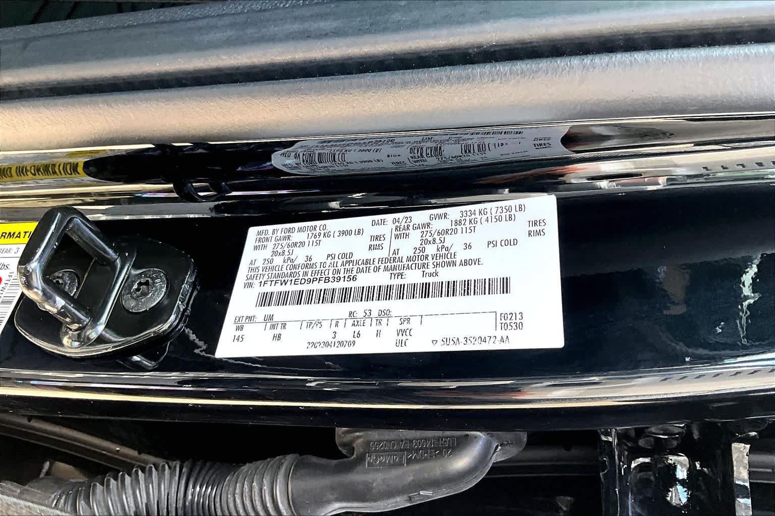 Certified 2023 Ford F150 Lariat w/ Equipment Group 502A High AWD/4WD image 34