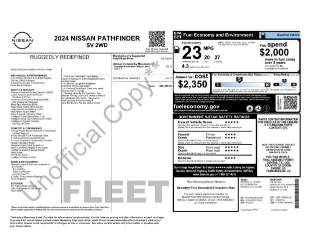 Used 2024 Nissan Pathfinder SV FWD image 26