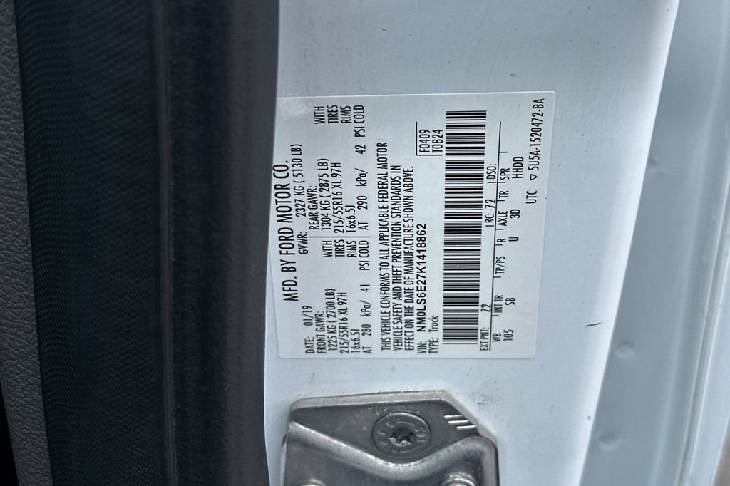 Certified 2019 Ford Transit Connect XL FWD image 29
