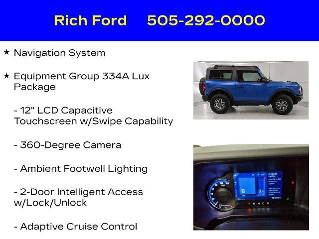 Certified 2022 Ford Bronco Badlands image 11