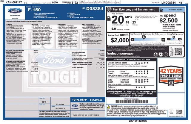 Certified 2020 Ford F150 Lariat AWD/4WD image 37