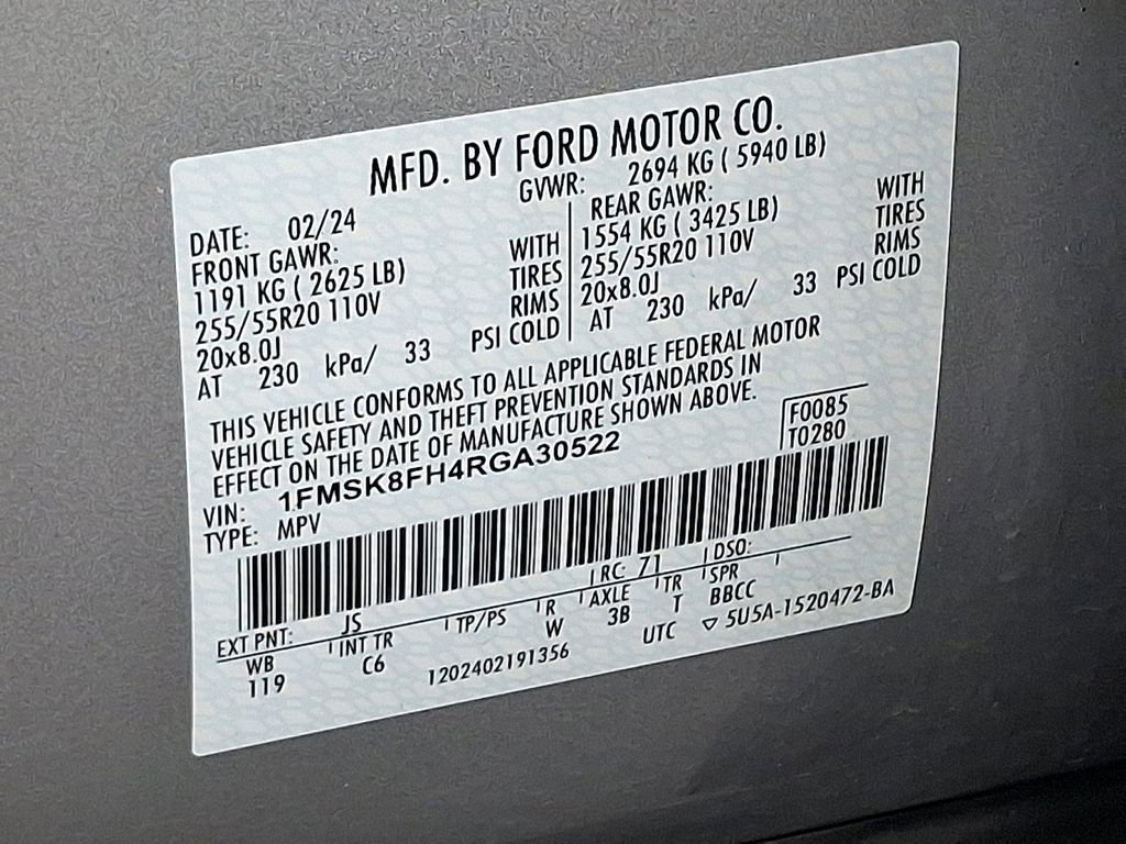 Certified 2024 Ford Explorer Limited image 29