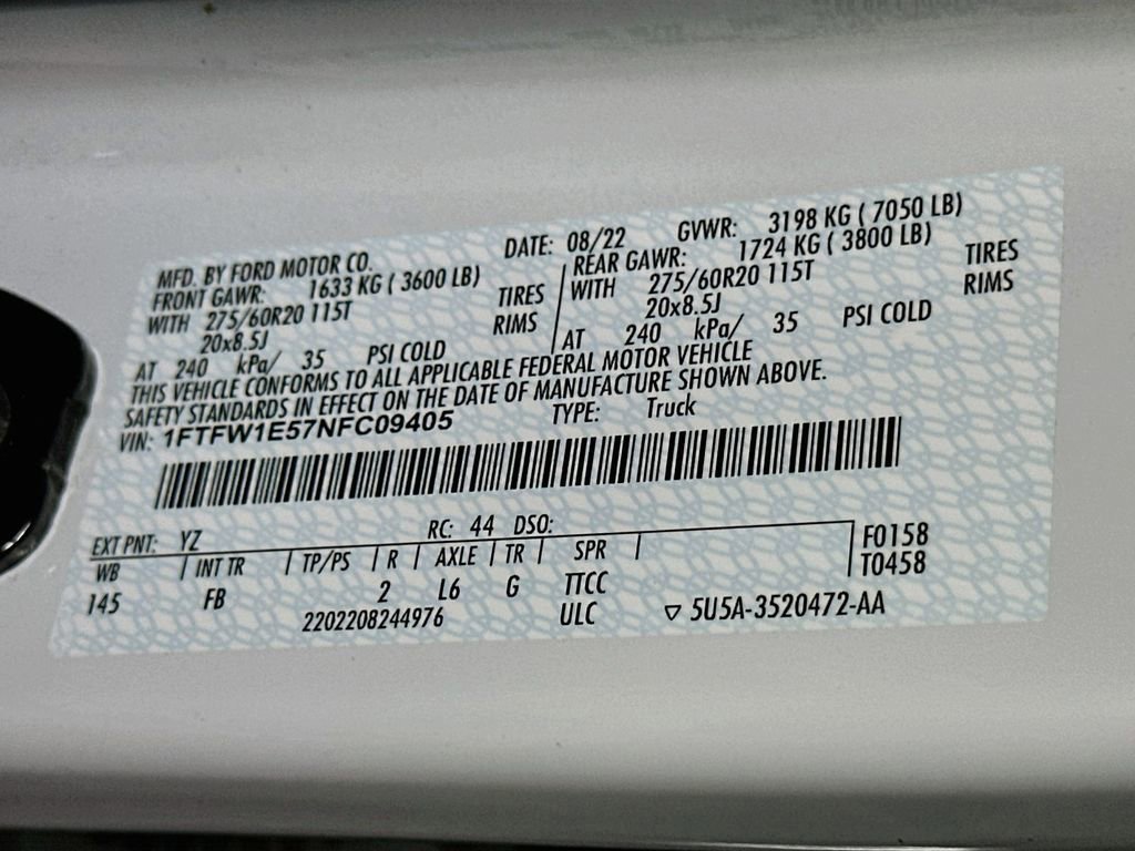 Certified 2022 Ford F150 XLT w/ Equipment Group 302A High image 21