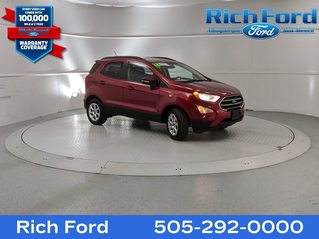 Certified 2018 Ford EcoSport SE w/ SE Convenience Package