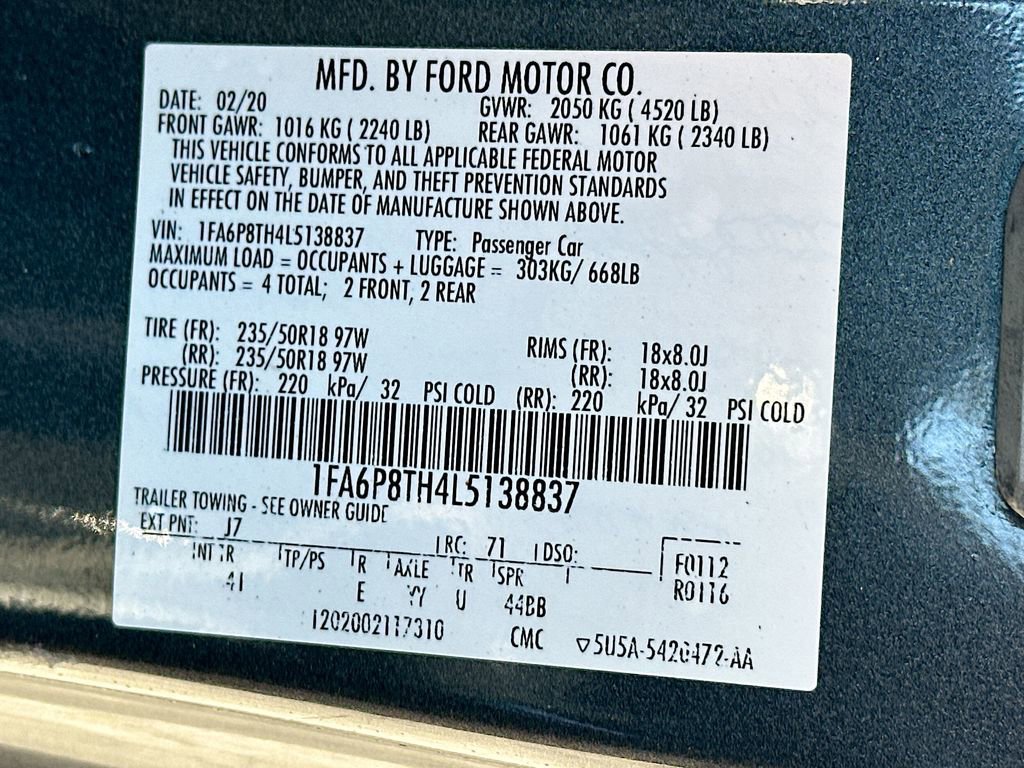 Certified 2020 Ford Mustang Premium image 26