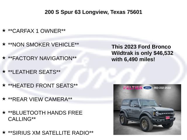 Certified 2023 Ford Bronco Wildtrak image 10