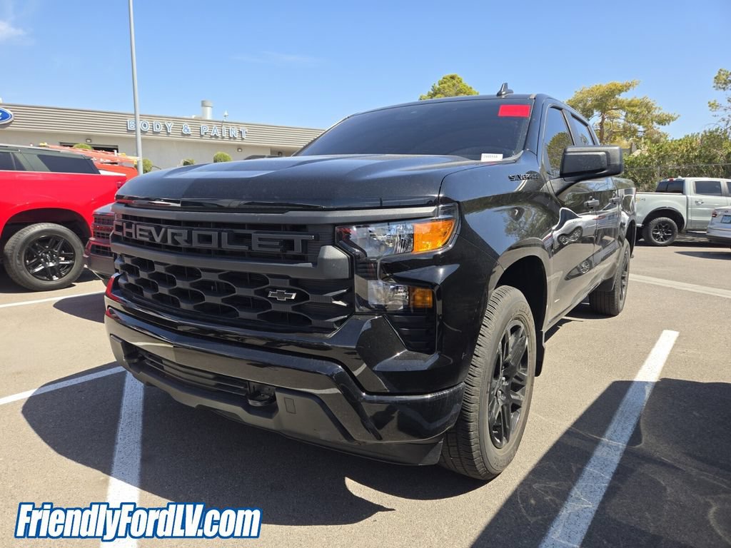 Used 2024 Chevrolet Silverado 1500 Custom w/ LPO, Dark Essentials Package RWD image 2