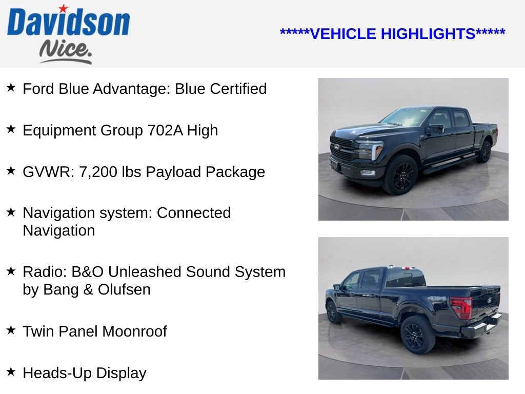 Certified 2025 Ford F150 Platinum AWD/4WD image 4