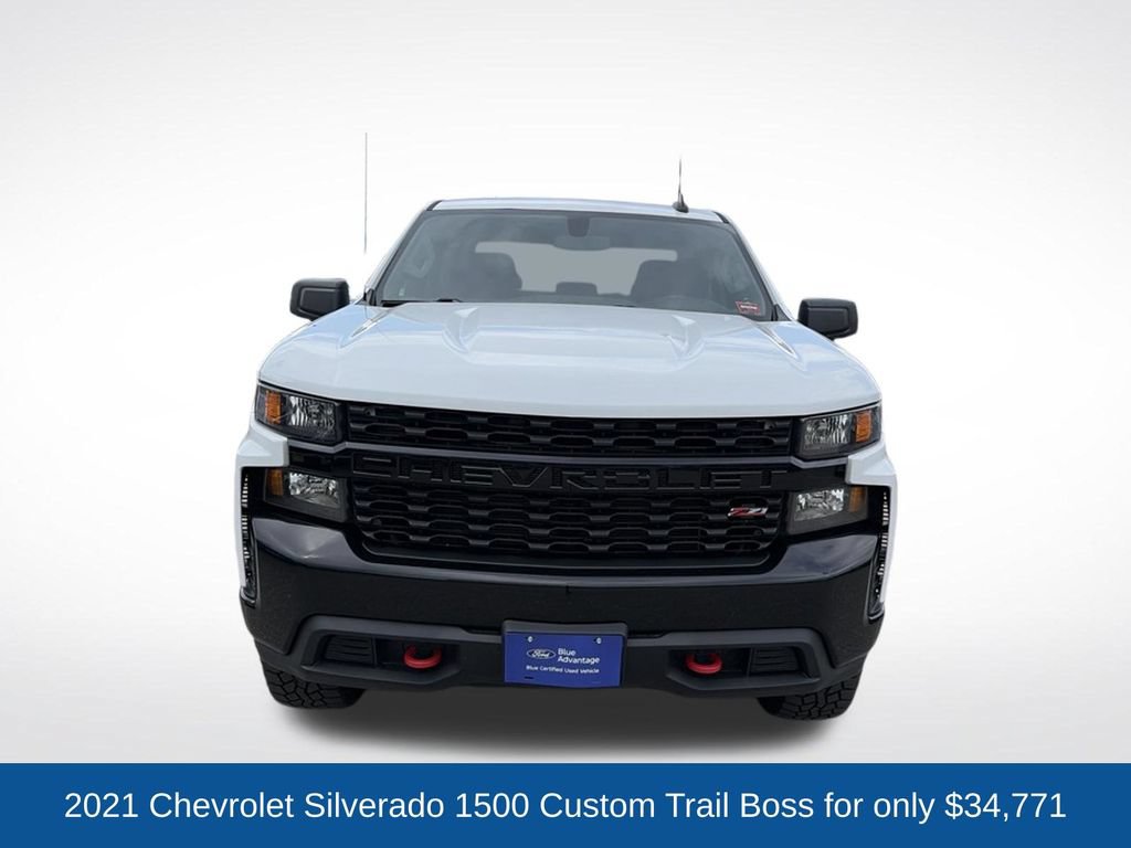 Used 2021 Chevrolet Silverado 1500 Custom Trail Boss AWD/4WD image 2
