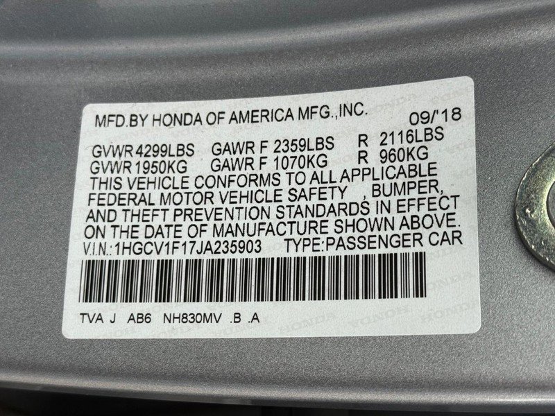 Used 2018 Honda Accord LX image 27