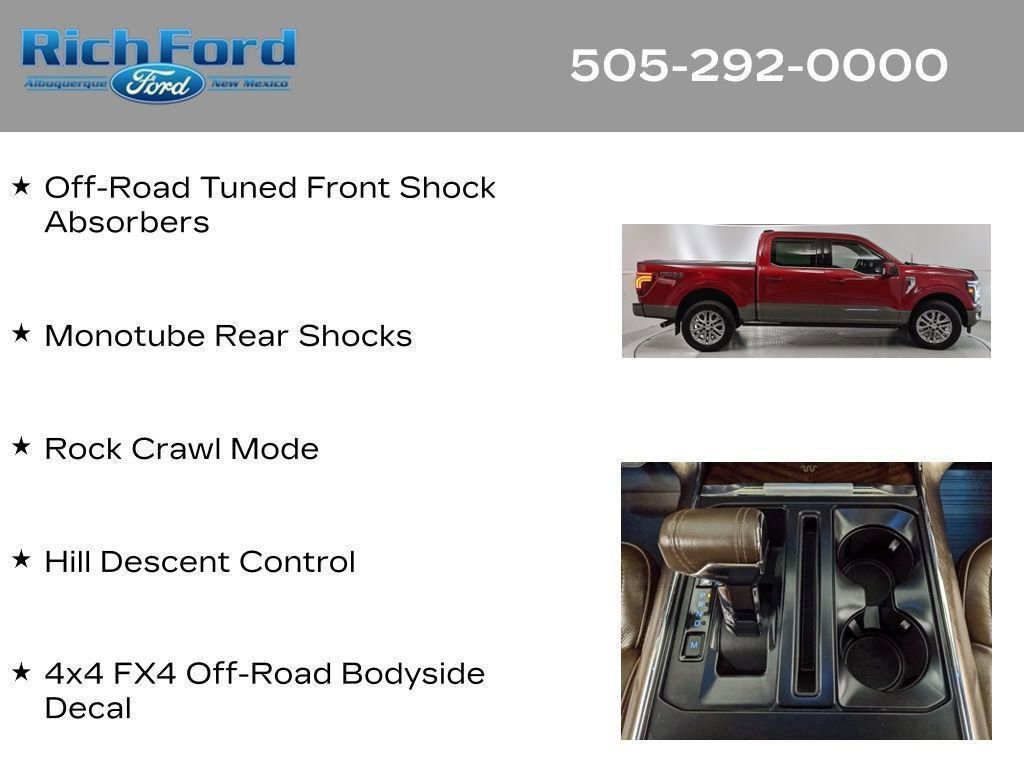 Certified 2025 Ford F150 King Ranch w/ FX4 Off-Road Package AWD/4WD image 66