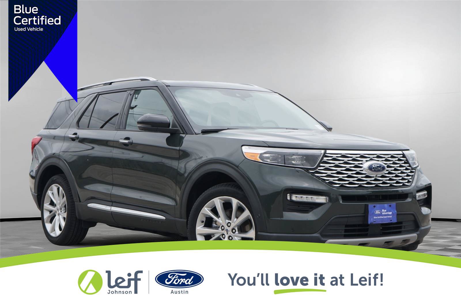 Certified 2022 Ford Explorer Platinum w/ Premium Technology Package AWD/4WD image 1