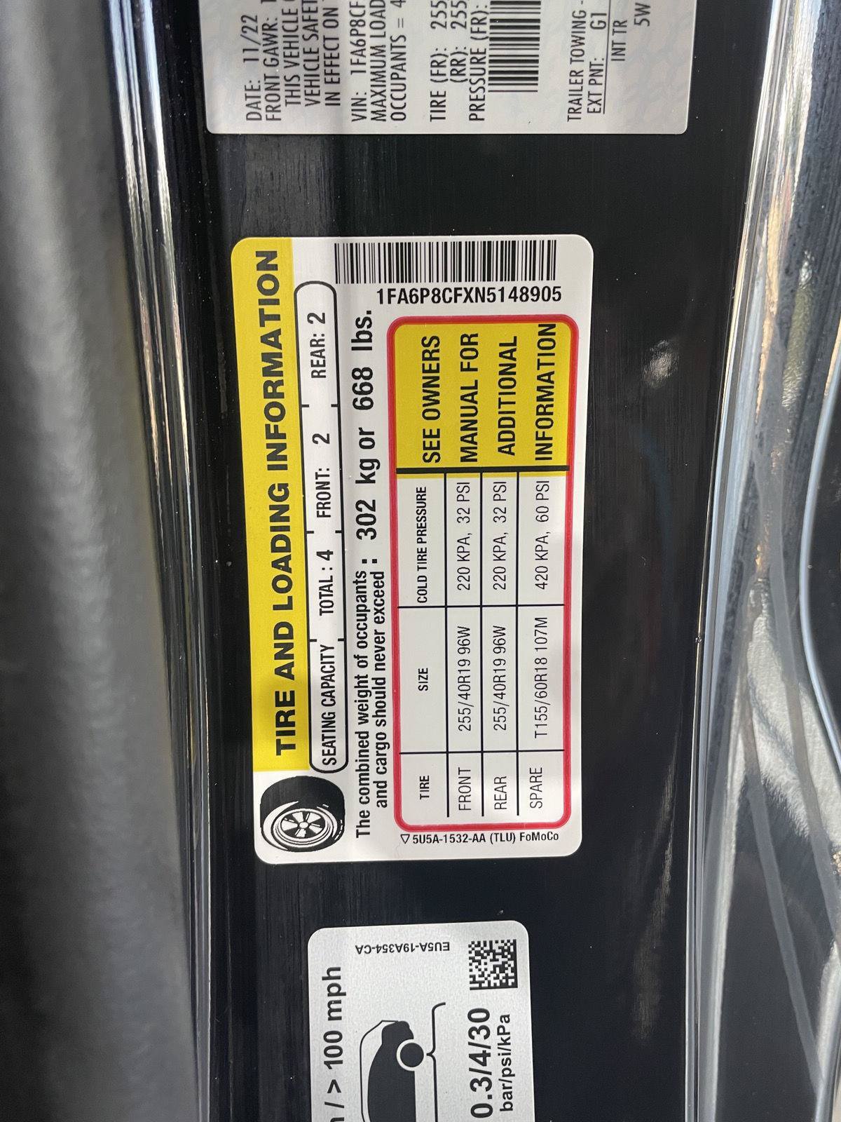 Certified 2022 Ford Mustang GT Premium w/ Equipment Group 401A RWD image 36