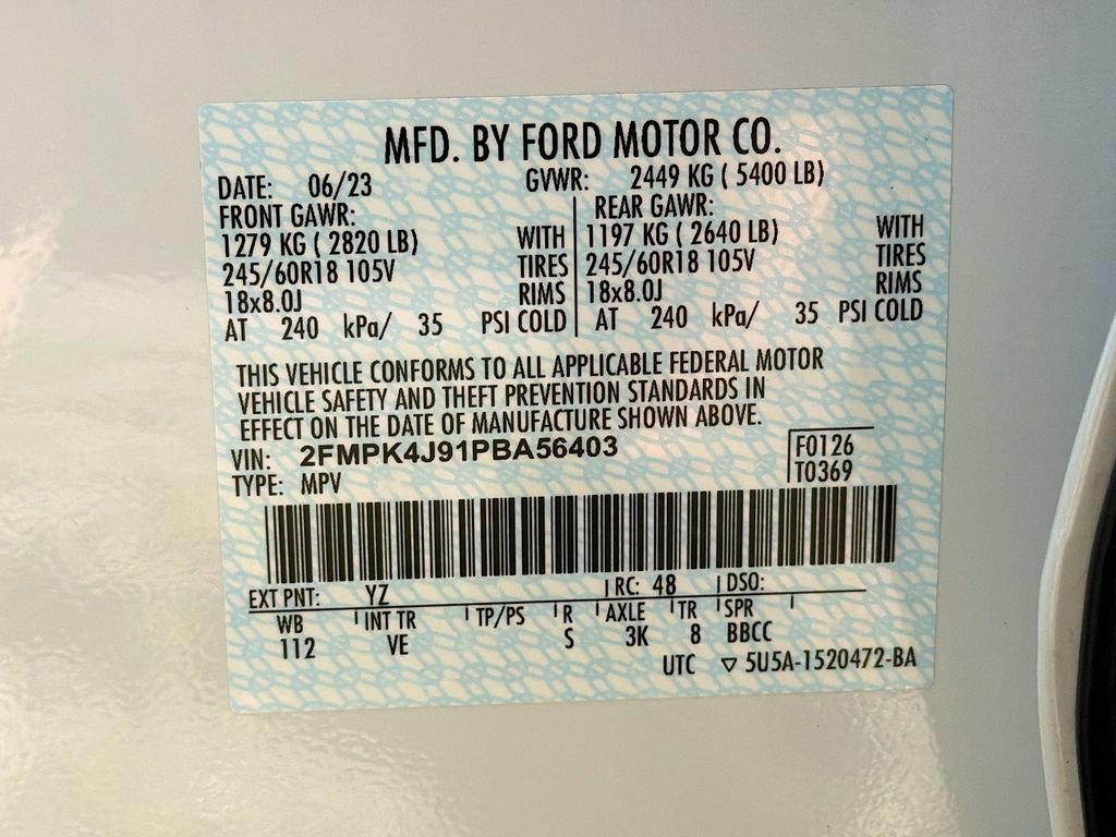 Certified 2023 Ford Edge SEL w/ Convenience Package AWD/4WD image 33