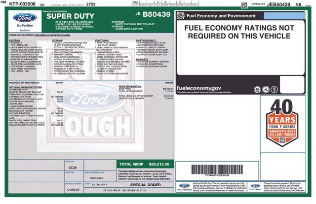 Certified 2018 Ford F450 Limited AWD/4WD image 2