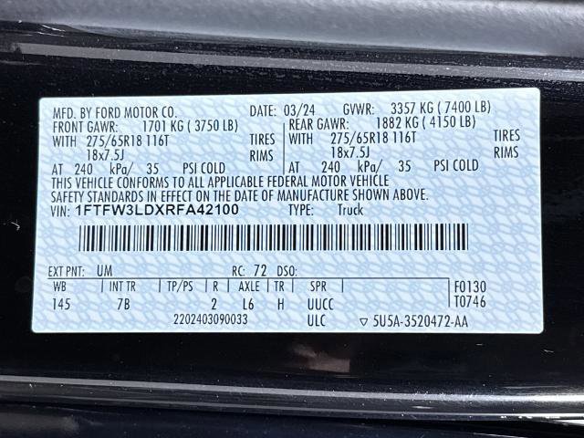 Certified 2024 Ford F150 XLT w/ Mobile Office Package image 31