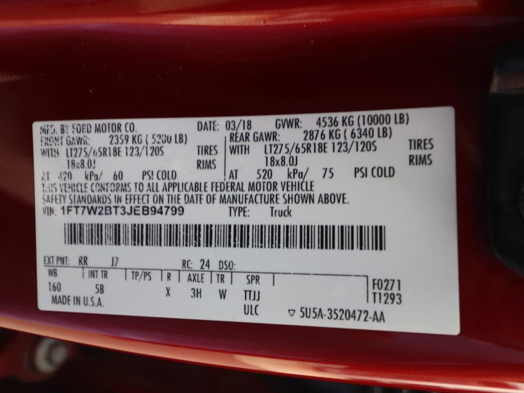 Certified 2018 Ford F250 Lariat w/ Lariat Ultimate Package image 24