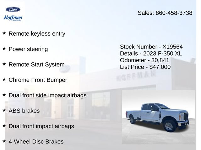 Certified 2023 Ford F350 XL w/ Snow Plow Prep Package AWD/4WD image 15