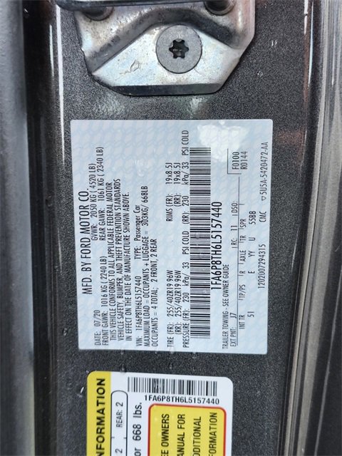 Certified 2020 Ford Mustang Premium w/ Equipment Group 201A image 28