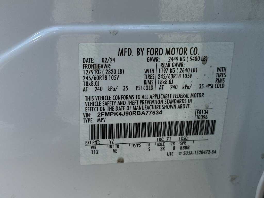 Certified 2024 Ford Edge SEL AWD/4WD image 29