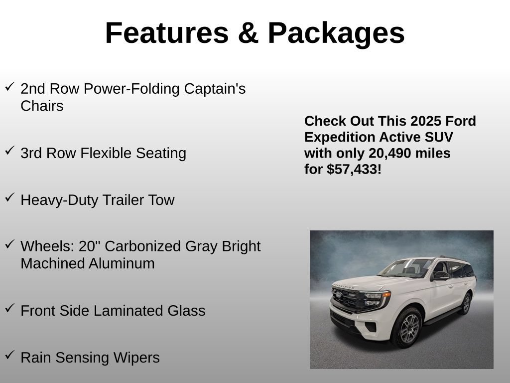Certified 2025 Ford Expedition Active AWD/4WD image 13