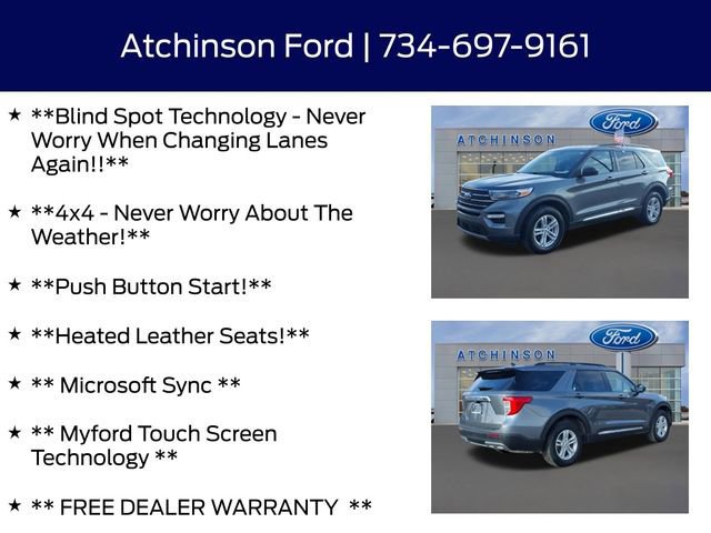 Certified 2023 Ford Explorer XLT w/ Equipment Group 202A image 4