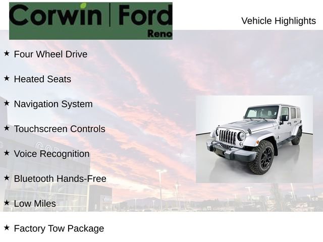 Used 2018 Jeep Wrangler Unlimited Sahara w/ Max Tow Package AWD/4WD image 7