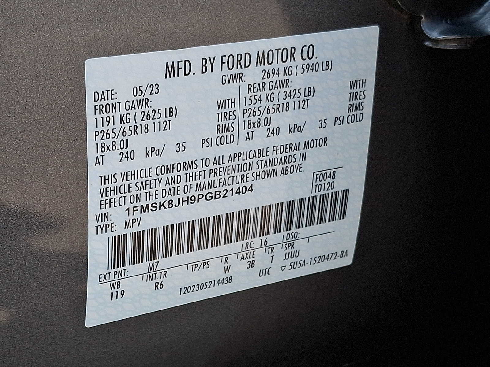 Certified 2023 Ford Explorer Timberline w/ Timberline Technology Package AWD/4WD image 32