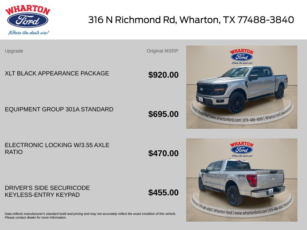 Certified 2026 Ford F150 XLT w/ XLT Black Appearance Package AWD/4WD image 2