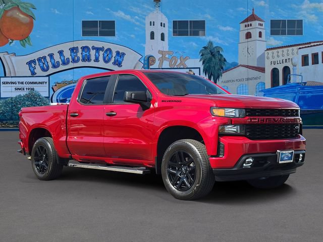 Used 2021 Chevrolet Silverado 1500 Custom w/ LPO, Dark Essentials Package RWD image 1