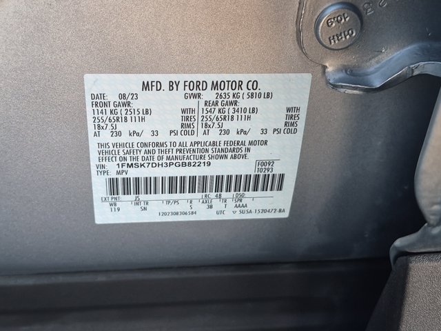 Certified 2023 Ford Explorer XLT w/ Equipment Group 202A RWD image 37