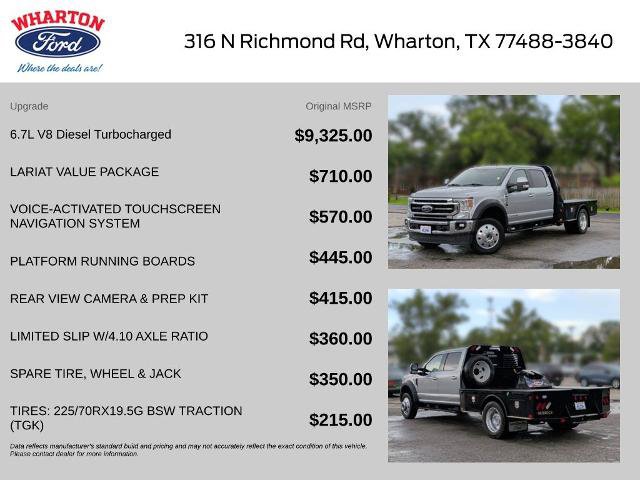 Certified 2020 Ford F550 4x4 Crew Cab Super Duty w/ Lariat Value Package image 2